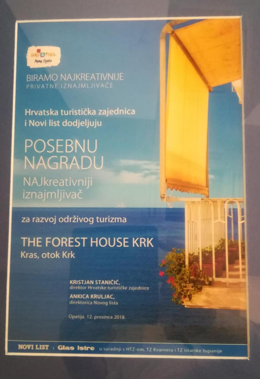 The Forest House Krk 1 Kras Extérieur photo